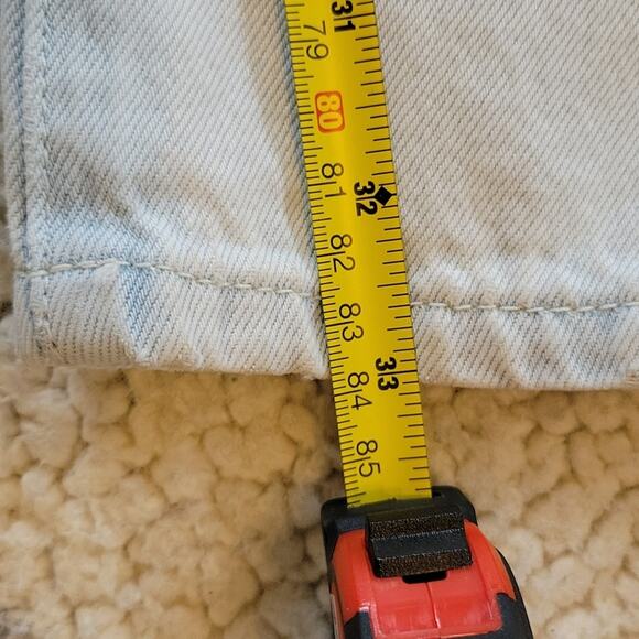 We Wore What THE ICON Jeans 26 High Rise Light Wash Straight Leg Beachy Casual - Picture 9 of 11